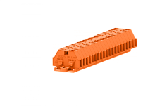 240302 Клемма TB проходная 1-1 с бок. подключ. с крепеж.фланцами, сеч.1.5мм2 оранж., шт | код 240302 | SUPU