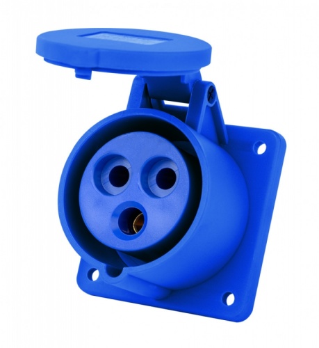 Розетка для скрытой проводки 2Р+РЕ 16А 220В IP44 РЩ-103 | код 26260DEK | DEKraft