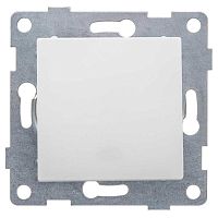 Переключатель проходной 1-кл. СП Ugra 10А 250В механизм механизм матов. бел. GUSI С11В4-041