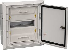 TITAN 5 Корпус металлический ЩРв-12 (1х12) 380х365х130мм IP31 серый (одна дверь) | код TI5-50-V-012-31-7035 | IEK