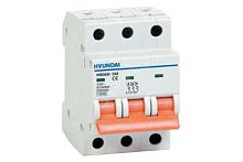 ВА МОД HiBD63H 3PMDS0000C 00003 3п 3А, ток к.з. 10kA, хар-ка D | код 13.04.000398 | Hyundai