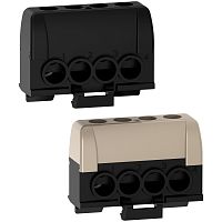 ШИНА P/P PRAGMA 4X16КВ.ММ ВИНТ. ЗАЖ. ЧЕРНЫЙ/СЕРЫЙ ДО 63А | код R9H13405P | SCHNEIDER ELECTRIC