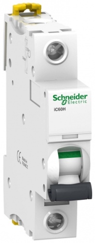 Выключатель автоматический однополюсный iC60H 4А C 10кА | код. A9F84104 | Schneider Electric 