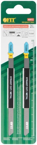Набор полотен по металлу Bimetal фрезерованные волнистые зубья 132/106/12мм T318AF (уп.2шт) FIT 40972