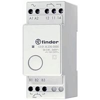 Реле модульное электронные шаговое/моностабильное, 1NO 16A, питание 24В АC/DC, ширина 35мм, степень защиты IP20 | код 13.01.0.024.0000 | FINDER