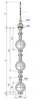 Датчик уровня поплавковый ПДУ-3.3.1400.800.200/30 | код 136261 | ОВЕН