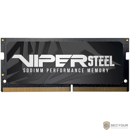 Память DDR4 8GB 3000MHz Patriot PVS48G300C8S Viper Steel RTL Gaming PC4-24000 CL18 SO-DIMM 260-pin 1.25В с радиатором Ret | код 1172719 | PATRIOT