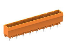 478211 Вилка на плату MCS, вертик., шаг 7.62мм2, 11 конт., оранж., шт | код 478211 | SUPU