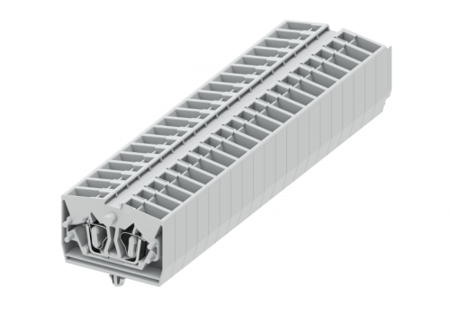 254313 Клемма TB 1-1 проходная фронт. подключение с защелк.ножками, сеч. 2.5мм2, светл-серая, шт | код 254313 | SUPU 254313 Клемма TB 1-1 проходная фронт. подключение с защелк.ножками, сеч. 2.5мм2, светл-серая, шт | код 254313 | SUPU