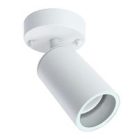 Светильник ДБУ GU10 без лампы наклонный IP54 белый | код 48323 | Feron