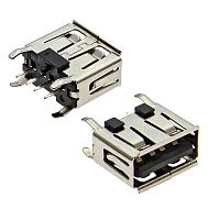 Разъём USB SZC USBA-1JS (SZC), 4 контакта | код 107456 | SZC