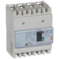 Автоматический выключатель DPX3 160 - термомагнитный расцепитель - 25 кА - 400 В~ - 4П - 16 А | код. 420050 | Legrand 