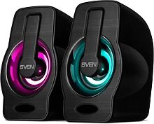 Колонки Sven 255 2.0 черный 6Вт портативные | код 1653258 | SVEN