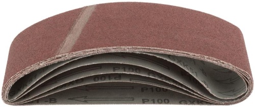 Ленты шлифовальные бесконечные, водостойкие, на тканевой основе, 5 шт, 75х533 мм Р 100 | код 39695 | FIT фото 2 Ленты шлифовальные бесконечные, водостойкие, на тканевой основе, 5 шт, 75х533 мм Р 100 | код 39695 | FIT фото 2