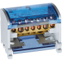 Шина нулевая на DIN-рейку в корпусе 2х7 групп (71235) | код 17679 | Navigator Group