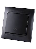 Перекрестный выключатель 1-кл. 10А графит Лама TDM | код SQ1815-0636 | TDM