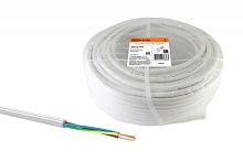 Провод ПВС 3х1 ГОСТ (бухта 100м) белый | код SQ0118-0038 | РЭМЗ ТМ