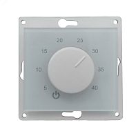 Термостат механический Th-HF-E-W 16А 3.6кВт для теплых полов датчик пола с возможн. установкой в рамку Legrand Etika бел. Th-HF-E-W