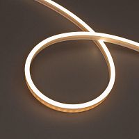 Лента светодиодная герметичная WAVE-SIDE-PU-A120-06x12mm 24V Warm3500 (8 W/m, IP68, 3m, wire x1) (ARL, вывод боковой, 3 года) | код 52586 | Arlight