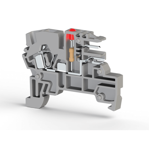 364 030, Клеммник пружинный с разъёмом, с индикацией 24 VAC, на DIN-рейку, 2,5 мм.кв., (серый), PCY 2,5L | код 0.0.0.3.64030 | KLEMSAN 364 030, Клеммник пружинный с разъёмом, с индикацией 24 VAC, на DIN-рейку, 2,5 мм.кв., (серый), PCY 2,5L | код 0.0.0.3.64030 | KLEMSAN