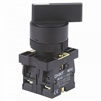Переключатель NP2-EJ53, 3 положения с возвратом, 2НО IP40 (R)(CHINT) | код 574111 | CHINT