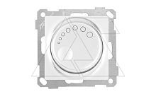 21 - Светорегулятор (RL) с подсветкой, поворотный, 1000 Вт, белый | код 2100-444-0201 | Mutlusan