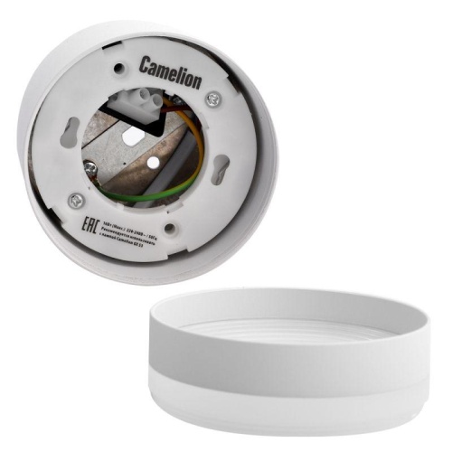 Светильник встраиваемый IP20 под лампу GX53 LGX53-02 C01 бел. Camelion 15396 фото 5 Светильник встраиваемый IP20 под лампу GX53 LGX53-02 C01 бел. Camelion 15396 фото 5