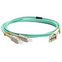 Патч-корд оптический LANMASTER, дуплексный, LC/PC-SС/PC, OM3, LSZH, 7.0 м | код LAN-2LC-2SС/OM3-7.0 | LANMASTER