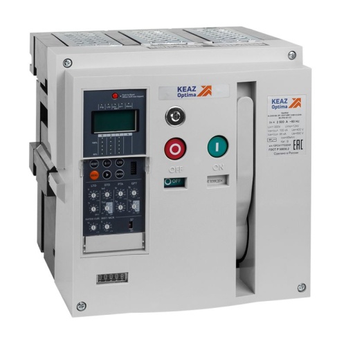 Подвижная часть выдвижного выключателя автоматического OptiMat A-1600-S2-3P-65-MP-MR8.0-C0000-M0-P04-S1-03 | код 340821 | КЭАЗ