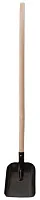 Лопата совковая с ребрами жесткости,с деревянным черенком 220х270х1450 мм | код 77216 | КУРС РОС