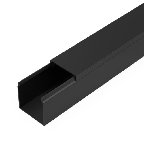 Кабель-канал черный 2-й замок в п/э 25х25 мм (32 м/уп) Промрукав | код PR03.0213 | ПРОМРУКАВ Кабель-канал черный 2-й замок в п/э 25х25 мм (32 м/уп) Промрукав | код PR03.0213 | ПРОМРУКАВ