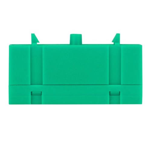 Шина "0" PE (6х9мм) 8 отверстий латунь зеленый изолированный корпус на DIN-рейку PROxima | код sn0-63-8-ig | EKF фото 5