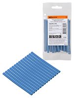 Набор трубок термоусаживаемых, клеевых Моноцвет, синий 4,8/1,5 TDM | код SQ0548-2704 | TDM