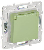 SKANDY Роз. з/к/ш кр. 16А IP44 SK-R11M мятн. IEK | код SK-R16-16-44-K06 | IEK