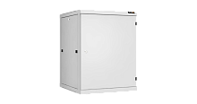 Настенный разборный шкаф TLK 19, 15U, металлическая дверь, Ш600хВ770хГ600мм, 2 пары монтажных направляющих, серый | код TWC-156060-R-M-GY | TLK