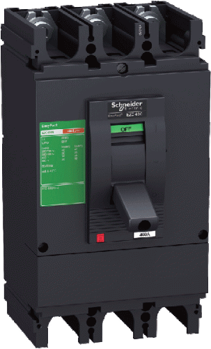 Автоматический выключатель EZC400 36кА/415В 400А 3П3Т | код. EZC400N3400N | Schneider Electric 