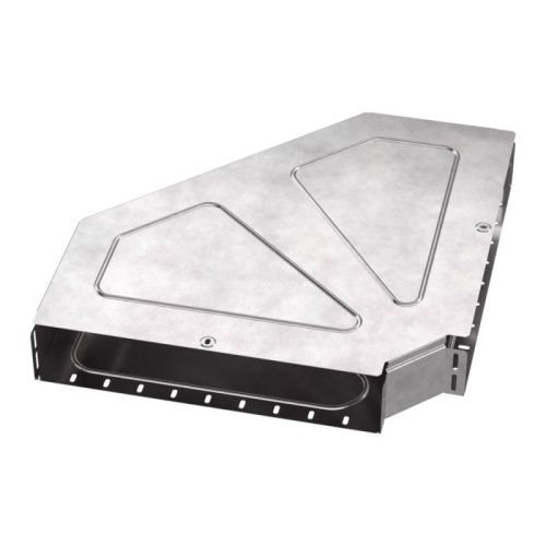 Угол горизонтальный 90 градусов с крышкой Стандарт 500х100 Промрукав | код PR16.0627 | ПРОМРУКАВ