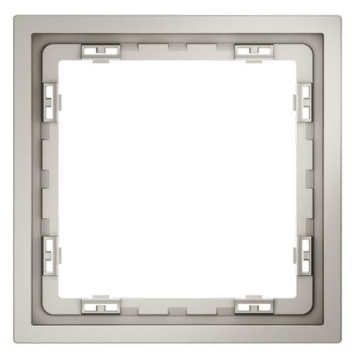 Рамка 1-м S70 пластик. кашемир Voltum VLS100103 фото 2