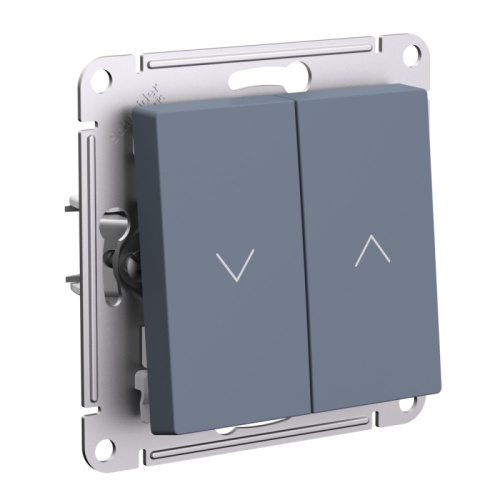 ATLASDESIGN 2-клавишный ВЫКЛЮЧАТЕЛЬ ДЛЯ ЖАЛЮЗИ, 2х сх.4, 10А, мех., ГРИФЕЛЬ | код ATN000719 | Systeme Electric