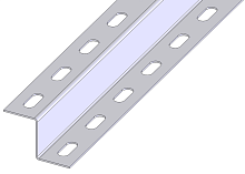 Перфопрофиль Z-образный 62х32х2000 грунтованный 2 К241 | код 1436 | Завод ЭМИ Курган