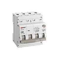 Выключатель автоматический дифференциального тока 4п (3P+N) C 50А 100мА тип AC 6кА АВДТ-63N электронный PROxima EKF D63N46E50C100