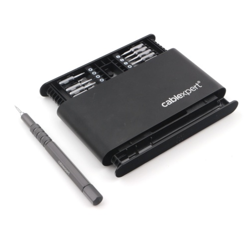 Отвертка с набором бит Cablexpert TK-SD-09R (21 предмет) | код TK-SD-09R | Cablexpert