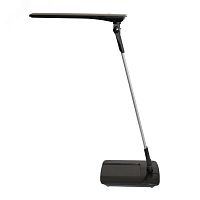 Светильник настольный Сириус С16 черный LED 7Вт сенсорный выключатель на стойке с подставкой | код 343а | Трансвит