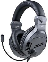 Наушники с микрофоном Nacon Bigben титан 2.2м накладные оголовье (PS4OFHEADSETV3TITAN) | код 1607739 | NONAME