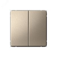 Переключатель 2-кл. ArtGallery (сх. 6/2) 10AX механизм шампань | код GAL000565 | Systeme Electric