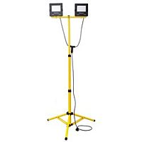 Светодиодный прожектор на штативе 2x50 Вт GLANZEN FAD-0025-2X50 | код FAD-0025-2X50 | GLANZEN