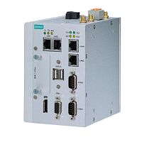 Компьютер MC-1121-E4-T-W7E x86 embedded computer with Intel Atom dual-core E3845 processor, 4 GB RAM, VGA, 2 USBs, 4 GigaLANs, 2 serial ports, 4 DIs, 4 DOs, 1 CFast socket, 1 SD slot, display port, 9 to 36 VDC power,32GB Cfast, WS7E | код 00-0611128