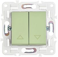 SKANDY Выключатель жалюзи 10А SK-V12G мятный IEK | код SK-V15-0-10-K06 | IEK