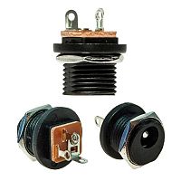 Разъём питания штырьковый RUICHI TC-021 2.0 мм, монтаж на панель | код 107936 | Ruichi