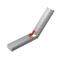 Комплект соединителей шарнирных для лотка с бортом H=80мм "ПЛЮС" SH2plus INOX304 КМ PL6506